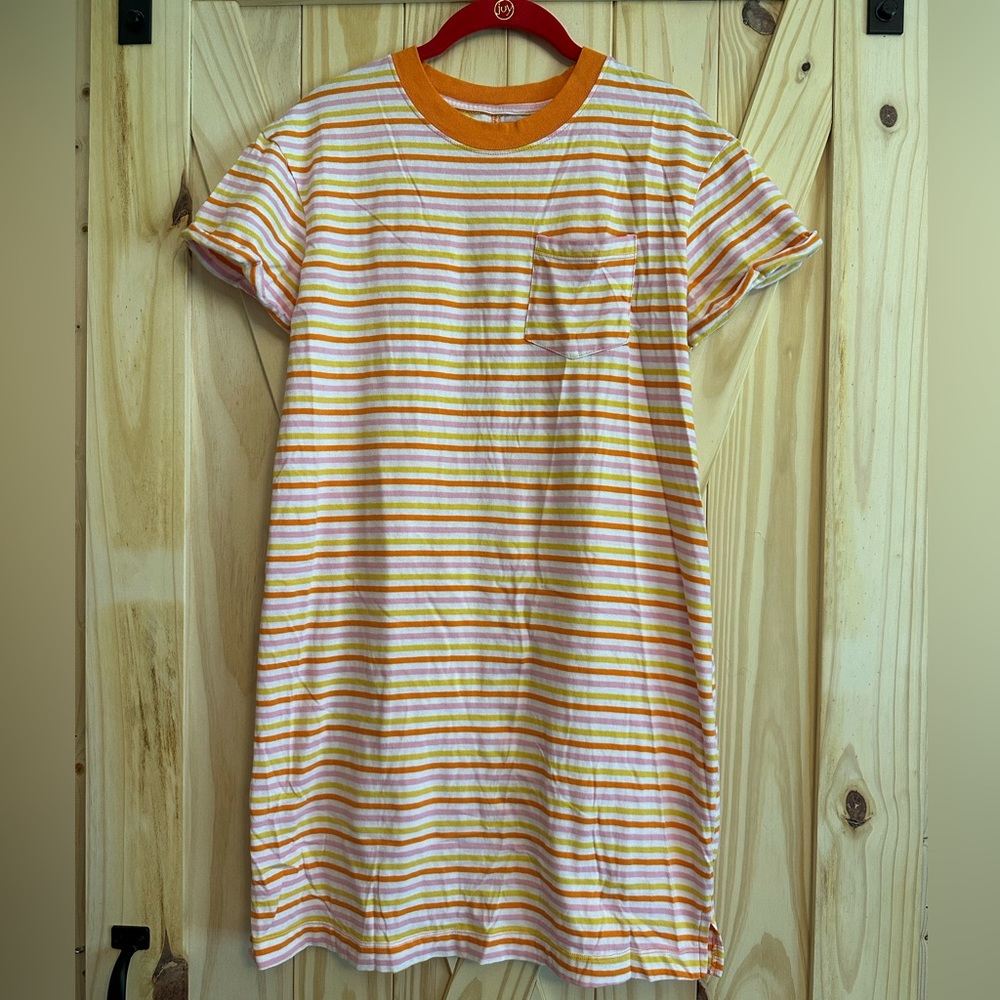 Striped T-shirt dress